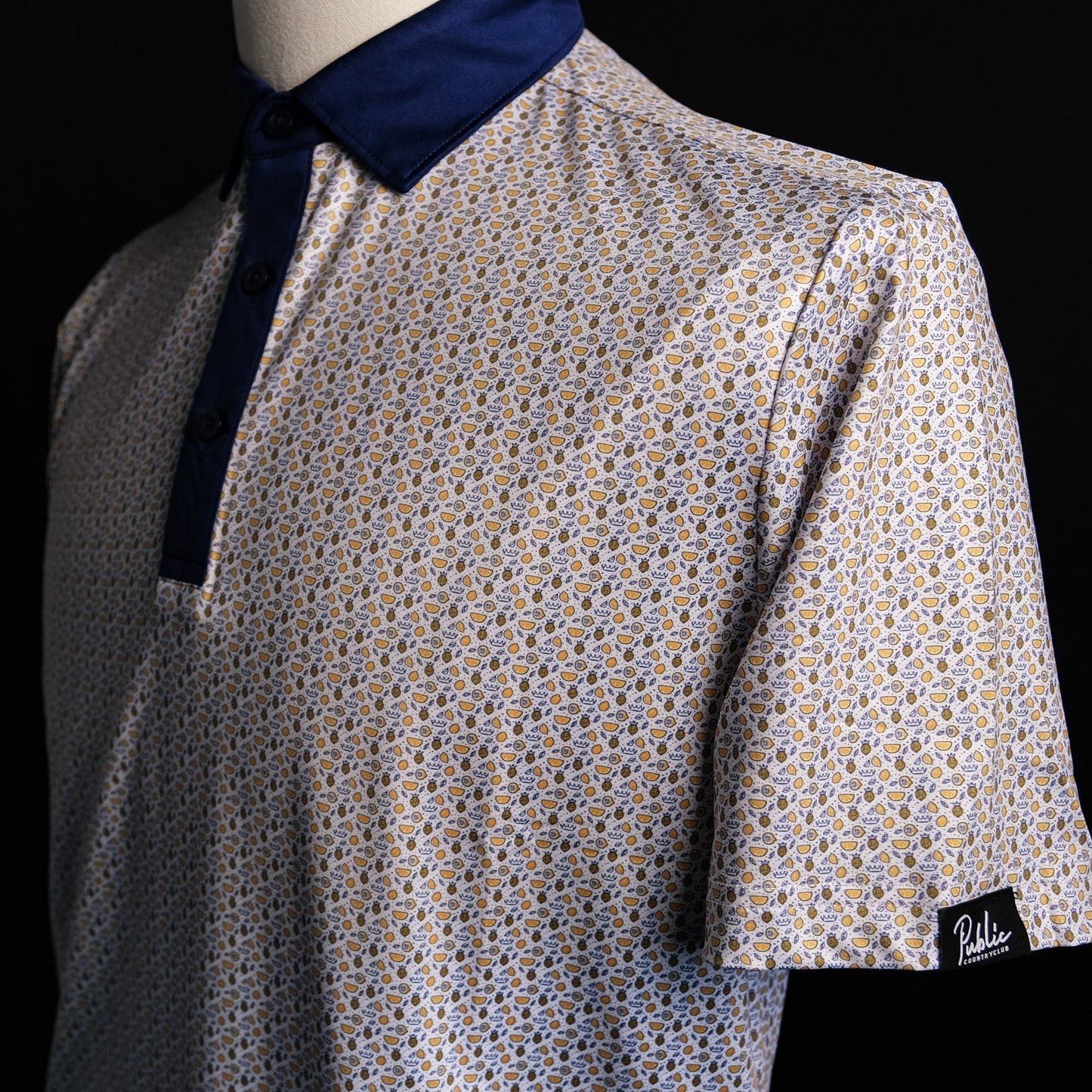 Ode To Arnie Performance Polo Print