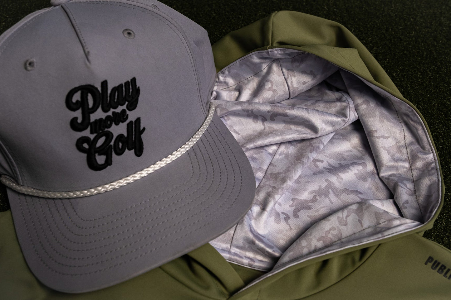 Sage Green Camo Hoodie