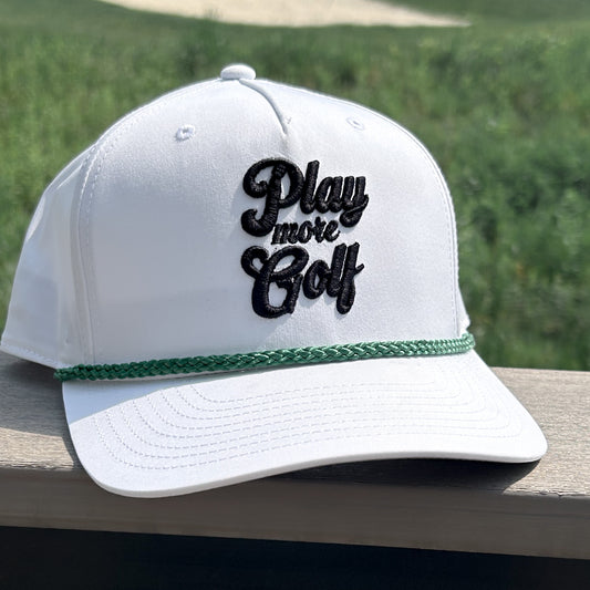 Play More Golf Rope Hat