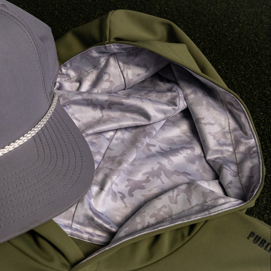Sage Green Camo Hoodie